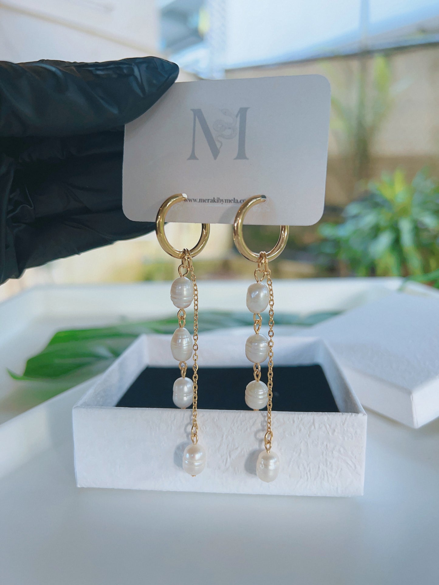 Mother of Pearl earrings
