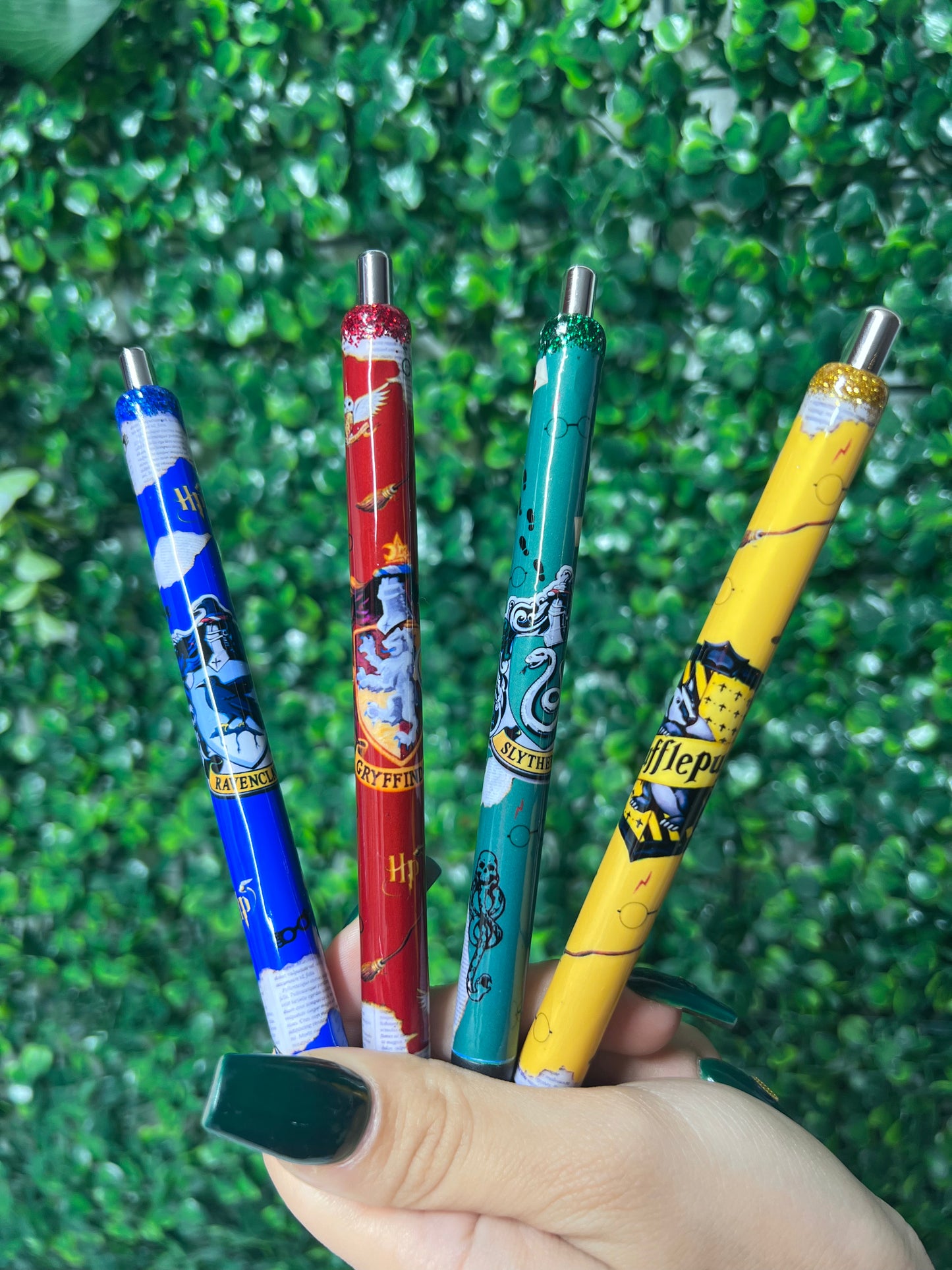 Hogwarts Houses inspired-Resin Pens Collection