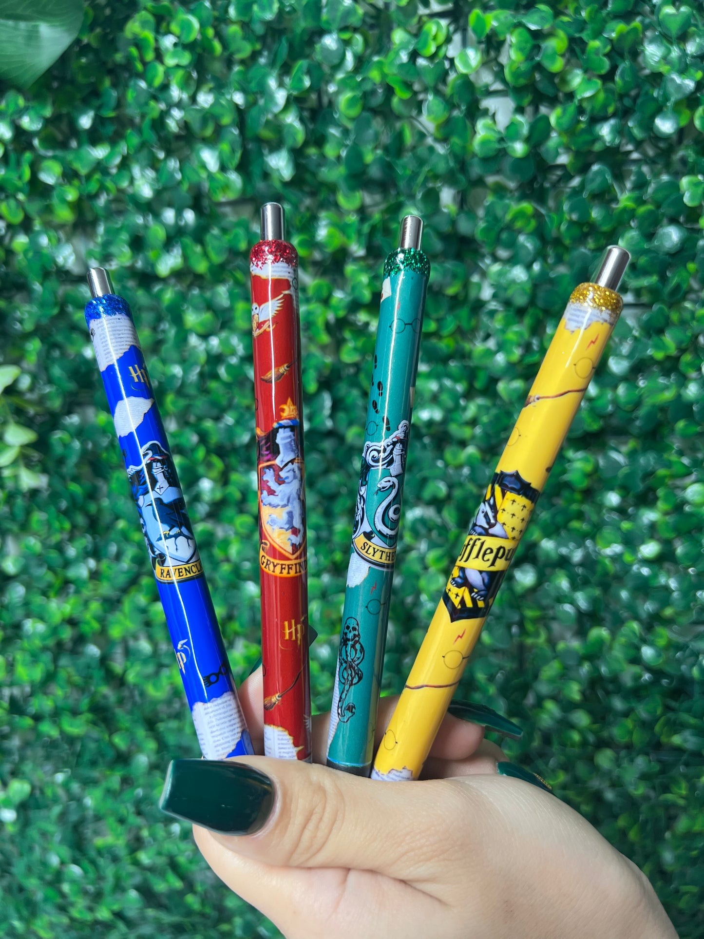 Hogwarts Houses inspired-Resin Pens Collection