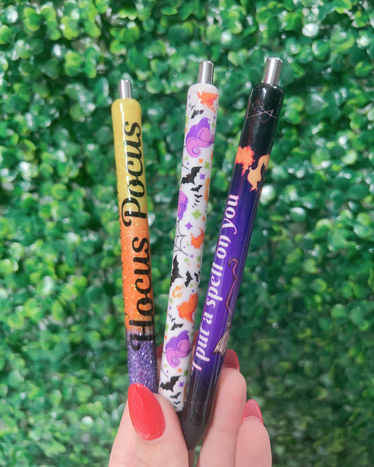 Hocus Pocus inspired resin pens