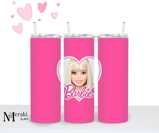 Barbie Inspired 20oz Tumbler