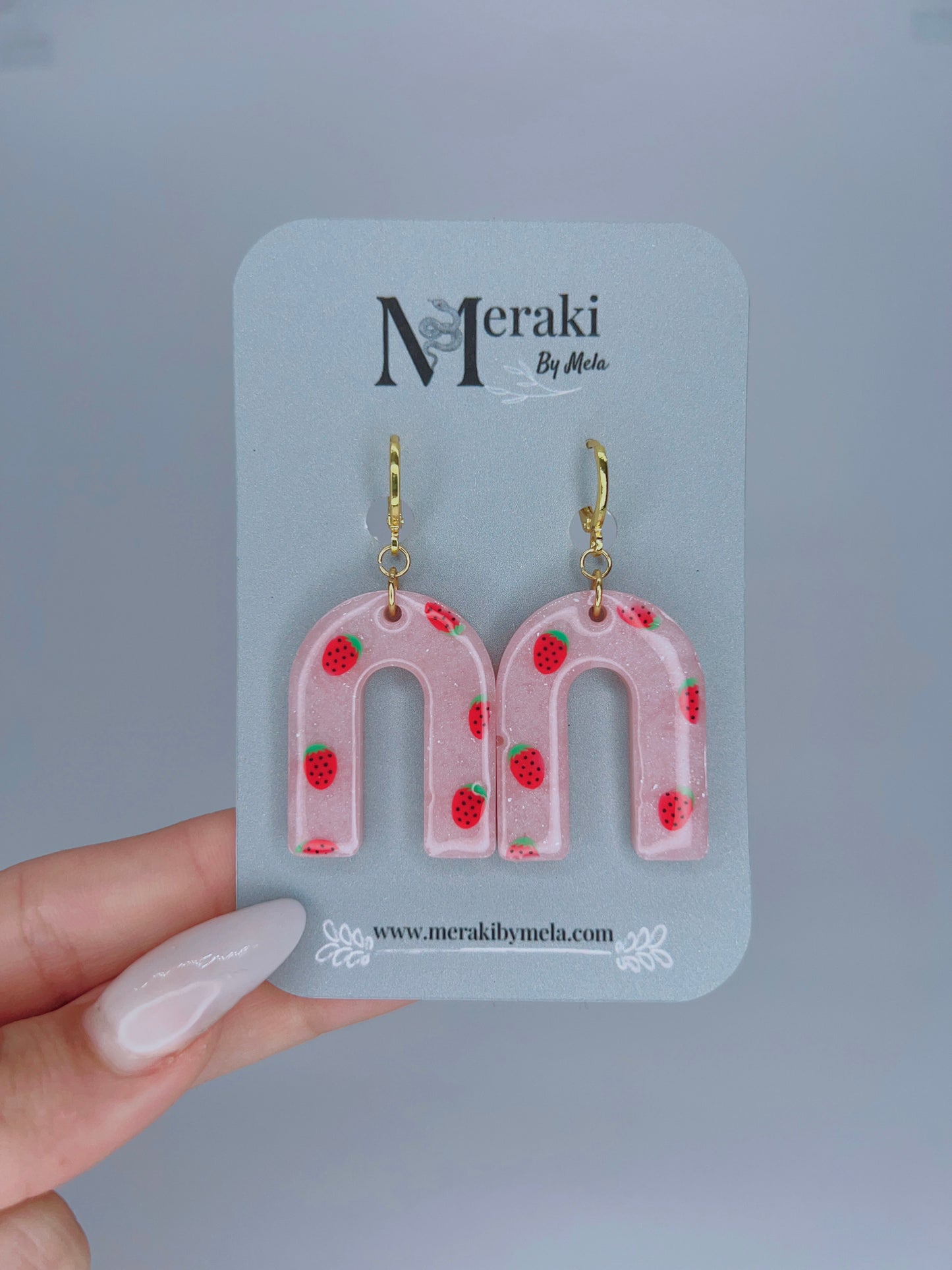 Strawberry earrings